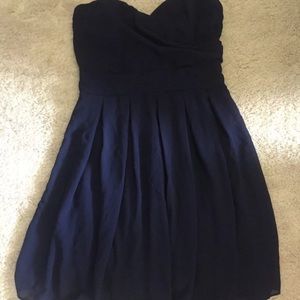TFNC London ASOS Navy Strapless Dress - size small